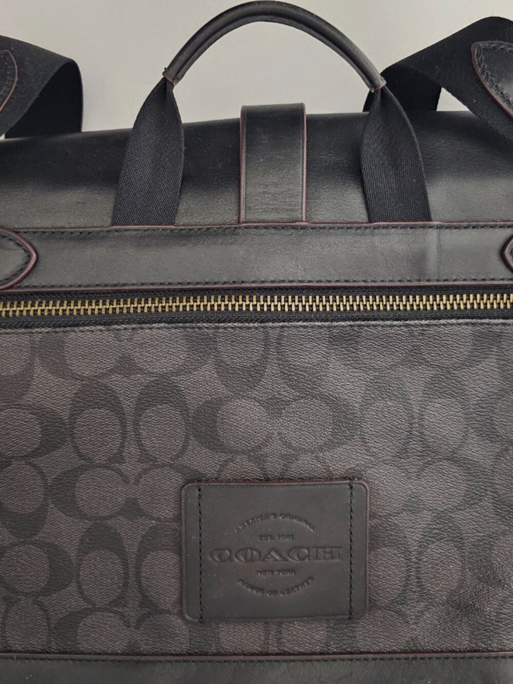 Coach Men's Hudson Messenger Bag in Signature Canvas! NWT! - Picture 7 of 9